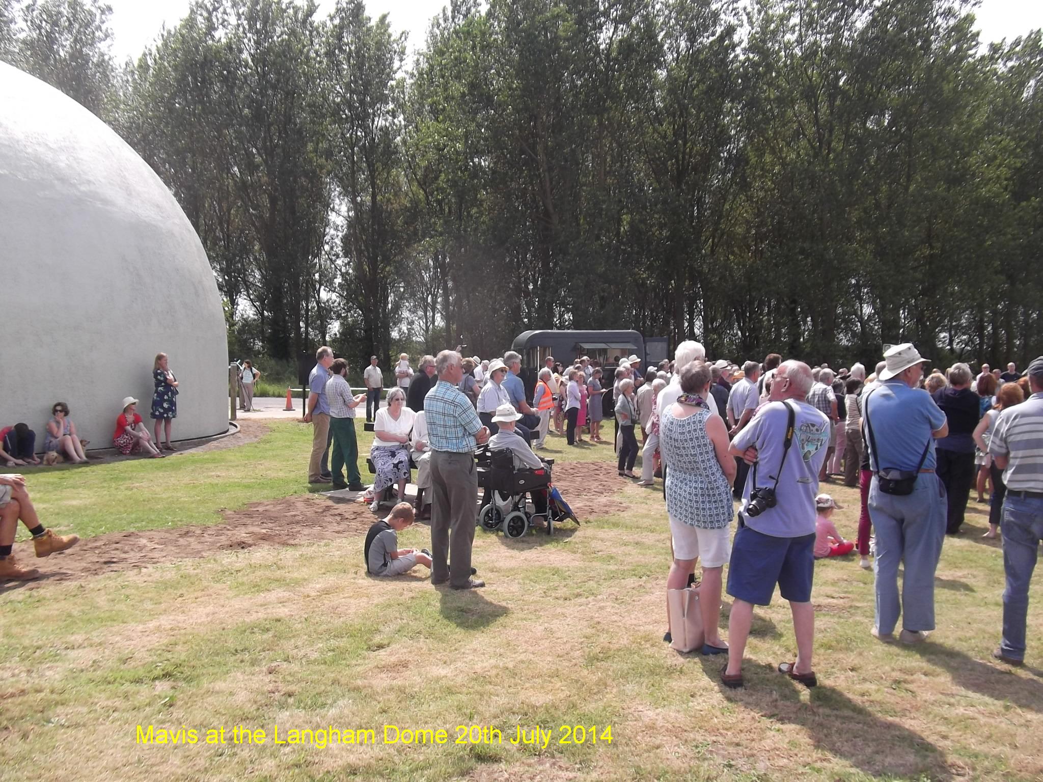 [Mavis at Opening of the Langham Dome 20/7/14